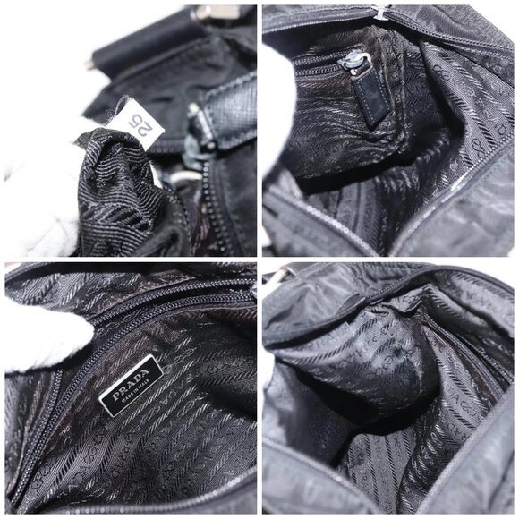 PRADA Shoulder Bag Nylon Black Auth ep11334 - Picture 15 of 16